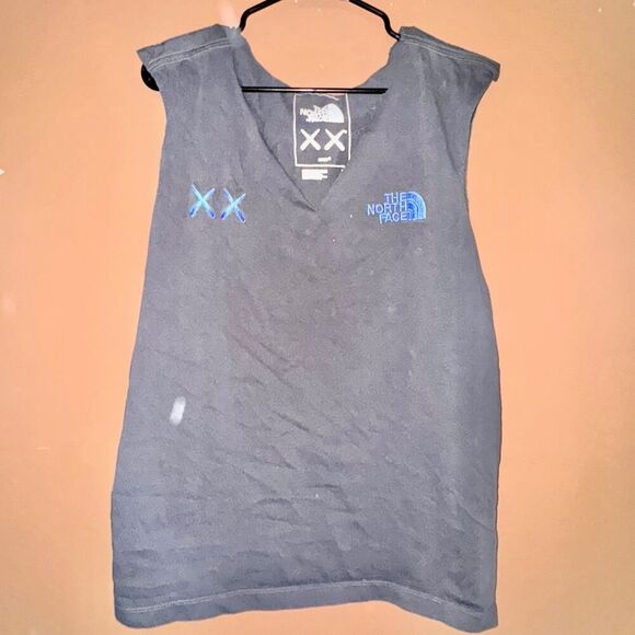 KAWS x The North Face Cutoff Tank Top - Size Large - Picture 5 of 8
